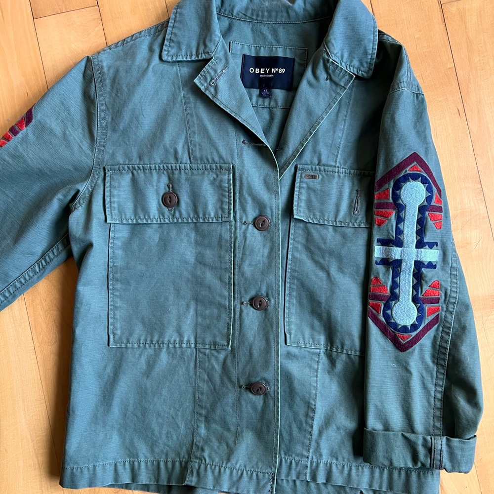 OBEY No89 Embroidered Jacket XS